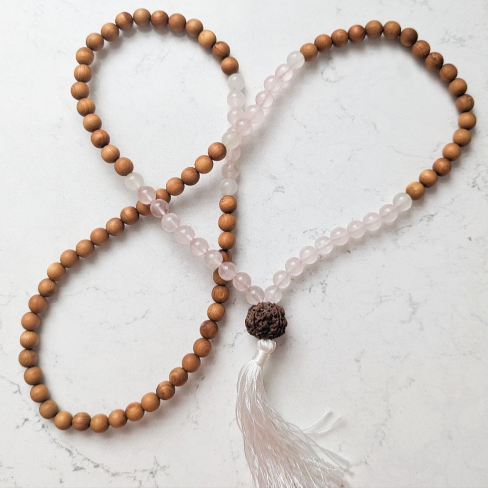 Rose Quartz Mala